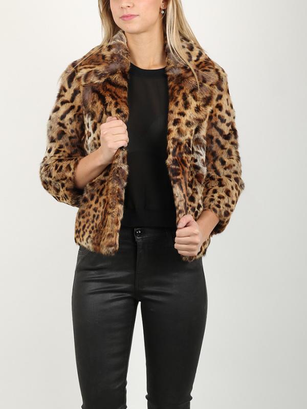 Bunda Replay W7119 leather jackets Hnědá