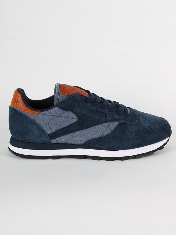 Boty Reebok Classic CL LEATHER CH Modrá