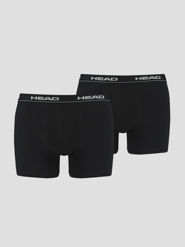 Boxerky Head BASIC BOXER 2 Pack Černá
