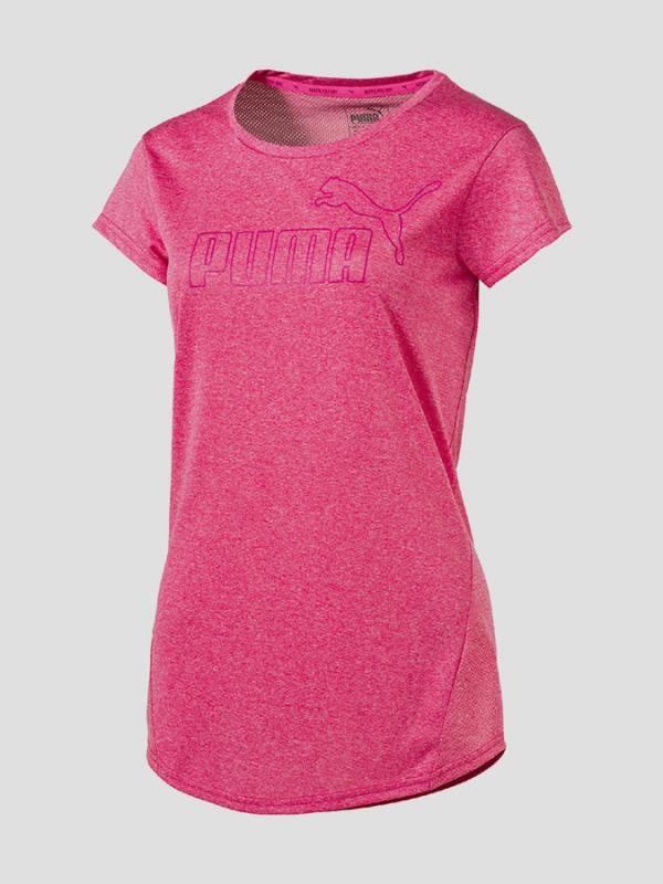 Tričko Puma ACTIVE ESS No.1 Tee W Růžová