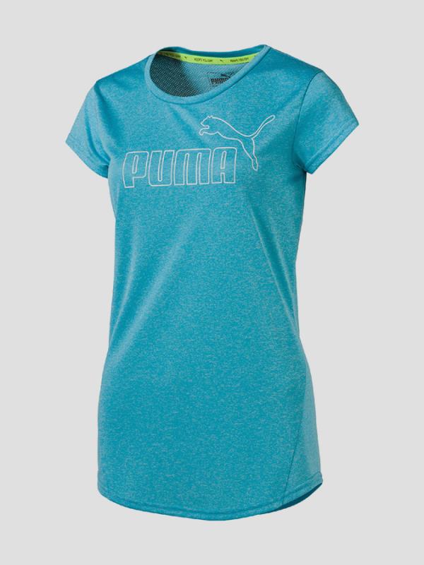 Tričko Puma ACTIVE ESS No.1 Tee W Zelená