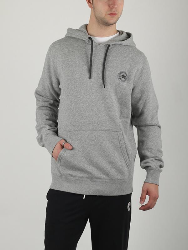 Mikina Converse Core Reflective Popover Hoodie Šedá
