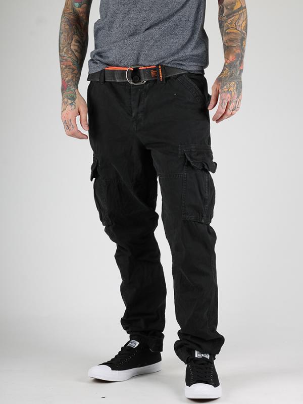 Kalhoty Superdry CORE CARGO LITE PANT Černá