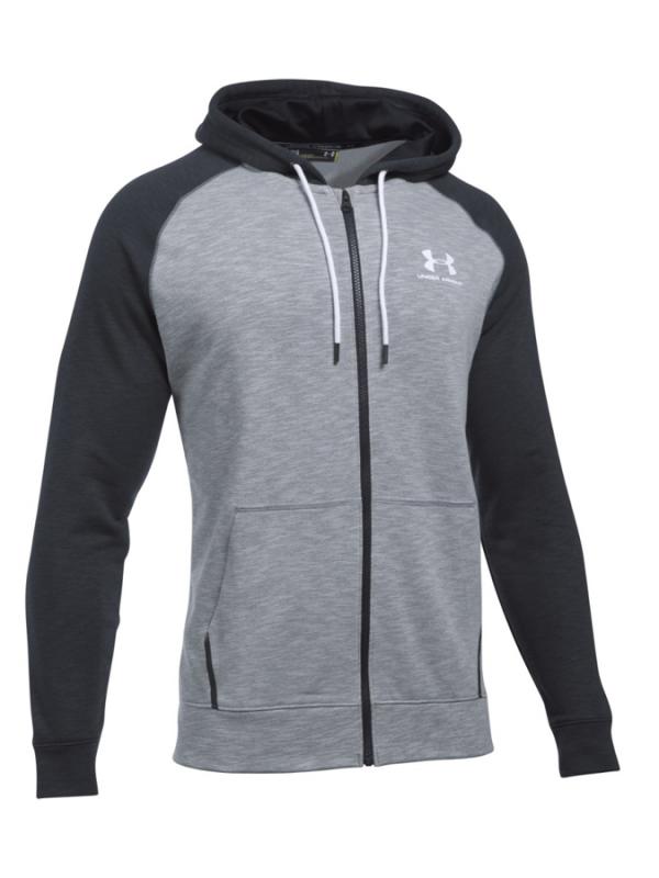 Mikina Under Armour Sportstyle F/Z Tri Hood Černá