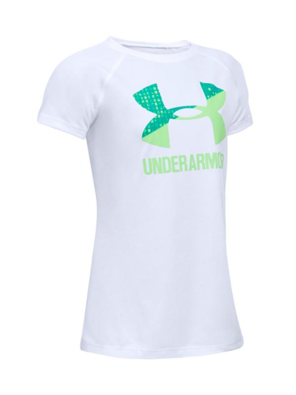 Tričko Under Armour Solid Big Logo SS T Bílá
