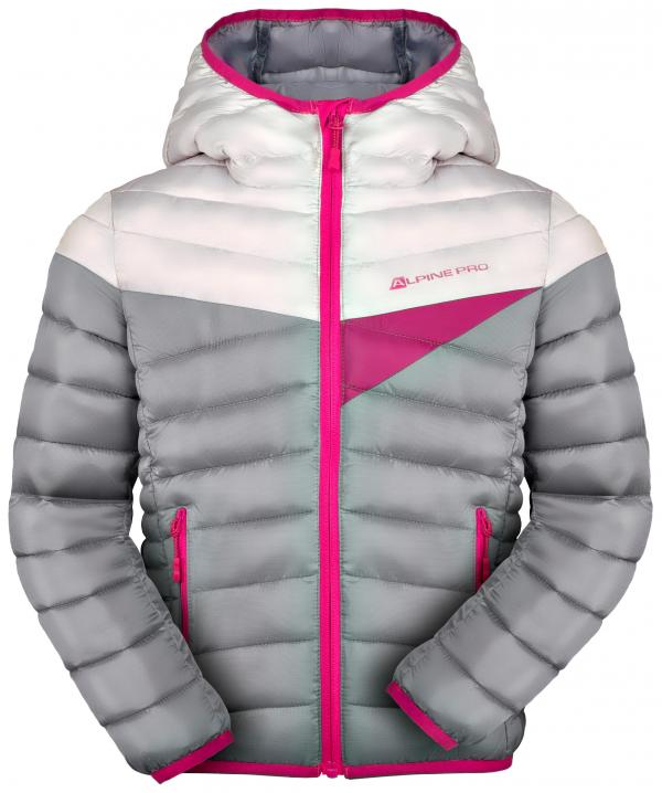 ALPINE PRO SOPHIO RŮŽOVÁ / FIALOVÁ Dětská Bunda 128-134
