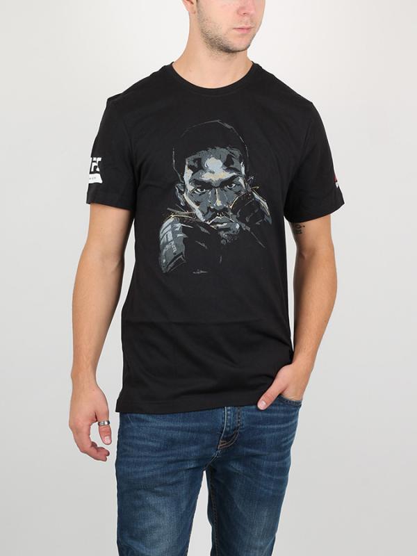 Tričko Reebok JONES FIGHTER TEE Černá
