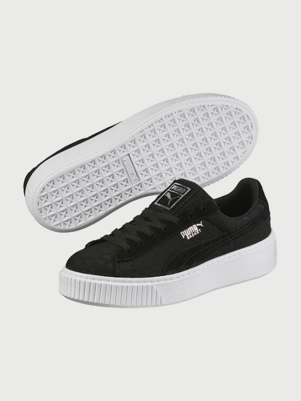 Boty Puma Basket Platform De Wn S B Černá