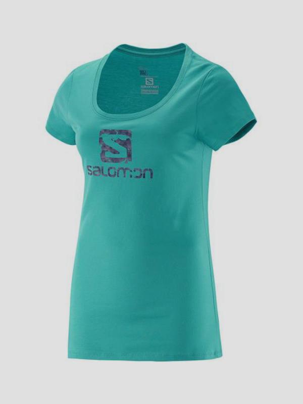 Tričko Salomon DAISY LOGO SS COTTON TEE Zelená