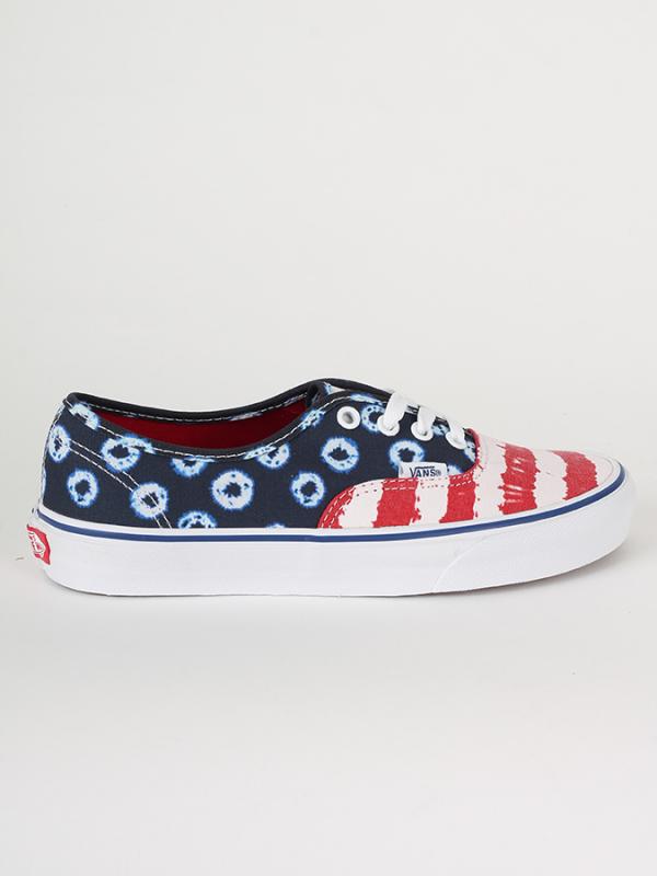 Boty Vans U Authentic (Dyed Dots St) Modrá