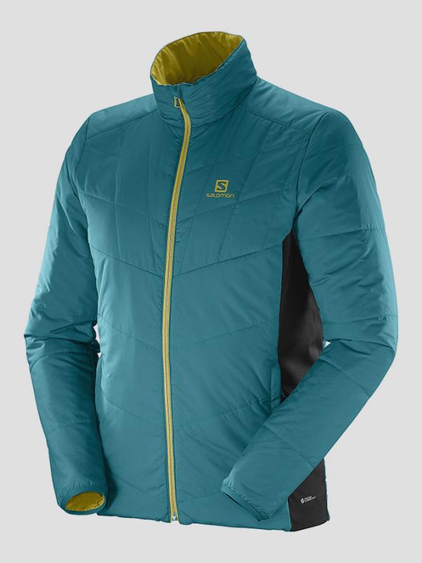 Bunda Salomon DRIFTER MID JKT M Blue Steel Zelená