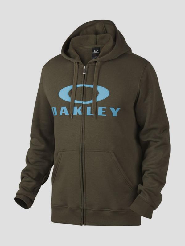Mikina Oakley ELLIPSE NEST FZ Hnědá
