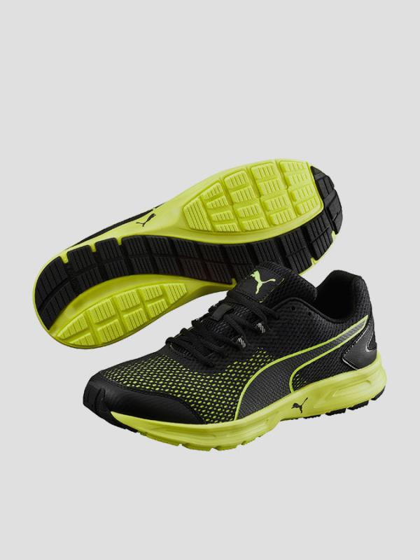Boty Puma Descendant v4 Black-Safety Yellow Černá