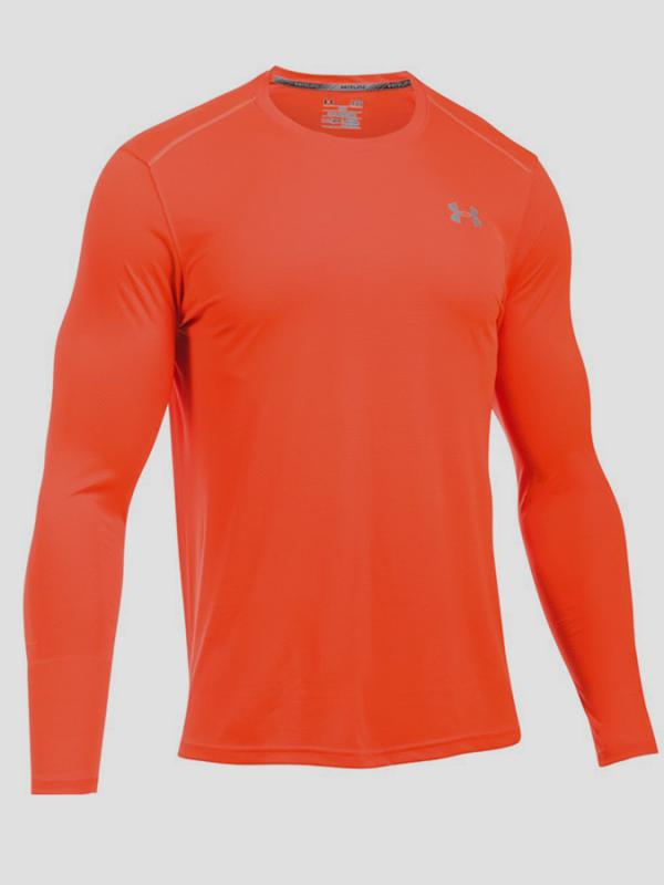 Tričko Under Armour Coolswitch Run L/S v2 Oranžová
