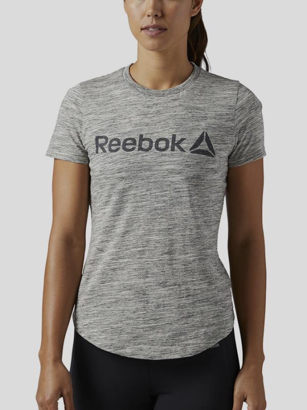 Tričko Reebok EL LOGO MARBLE TEE Šedá