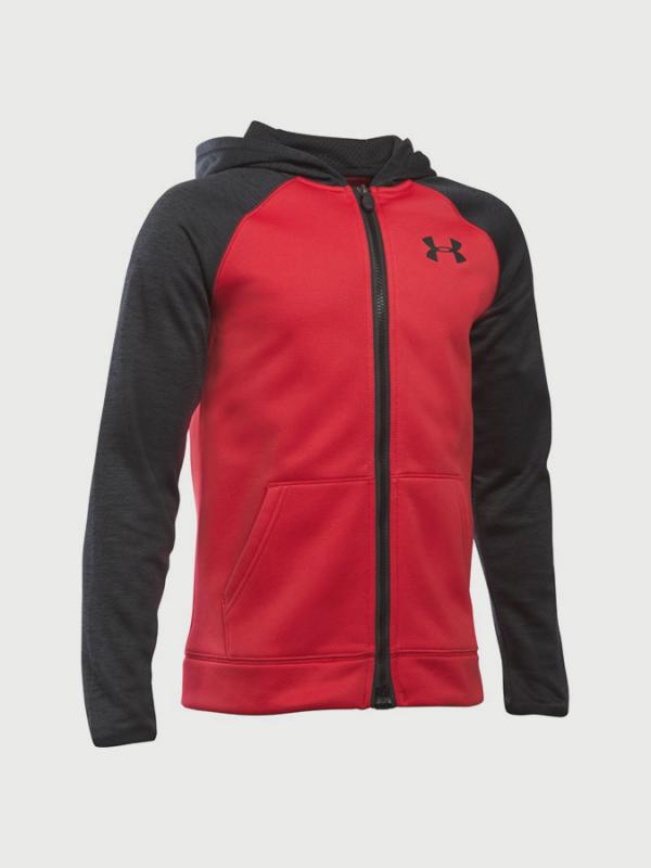 Mikina Under Armour Coldgear AF Storm Magzip Hoody Červená