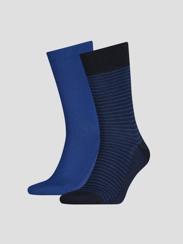 Ponožky LEVI'S 168SF REGULAR CUT STRIPE 2 Pack Barevná