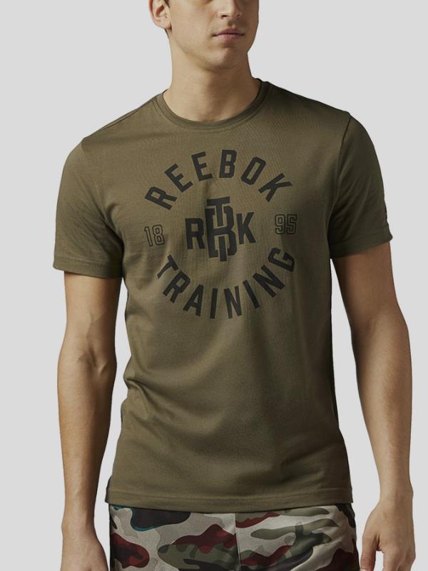 Tričko Reebok TRAINING 1895 Zelená