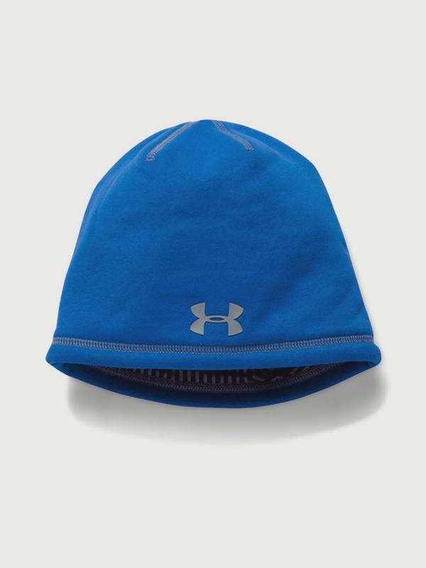 Čepice Under Armour Coldgear Boy's Elements 2.0 Beanie Modrá