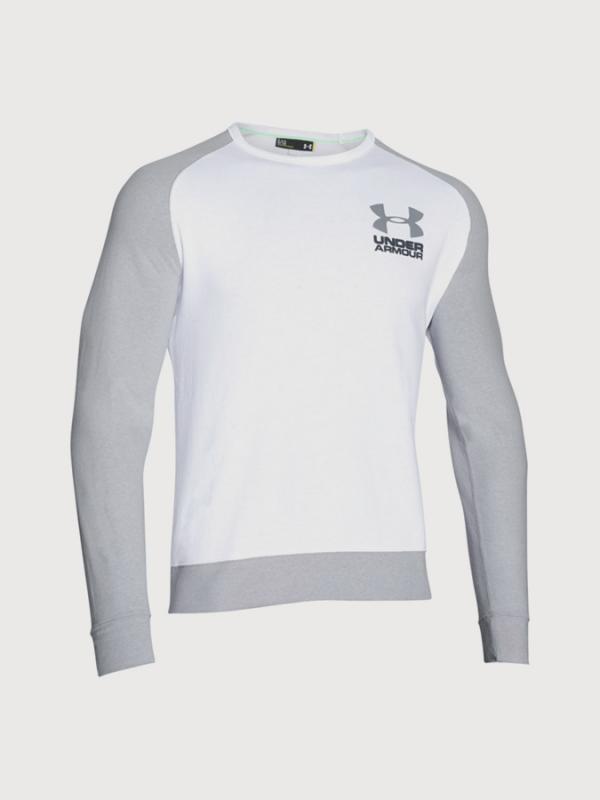 Tričko Under Armour Triblend Lc Lockup Crew Bílá