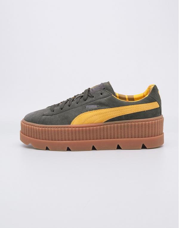 Sneakers - tenisky Puma Fenty Cleated Creeper Suede Rosin - Lemon - Vanilla Ice