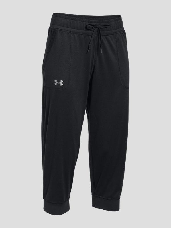 Tepláky Under Armour HeatGear Tech Capri - Solid Černá