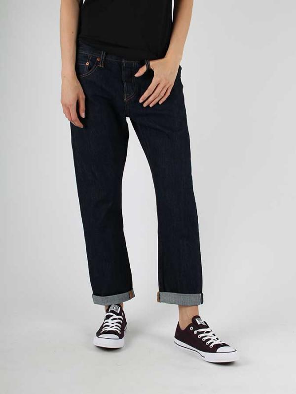 Džíny LEVI'S 501 CT JEANS FOR WOMEN Modrá