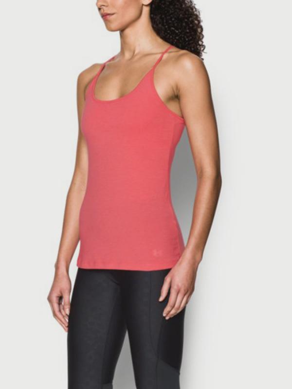 Tílko Under Armour Favorite Shelf Bra Cami Růžová