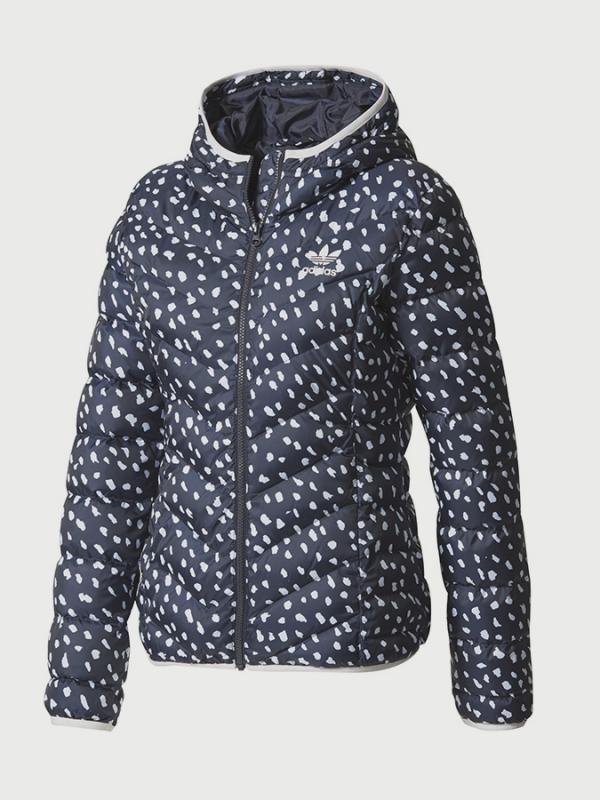 Bunda adidas Originals SLIM JACKET AOP Bílá