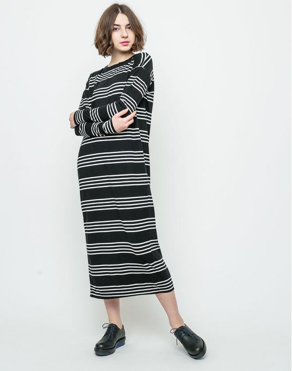Šaty Dr. Denim Arja Black Dell Stripe
