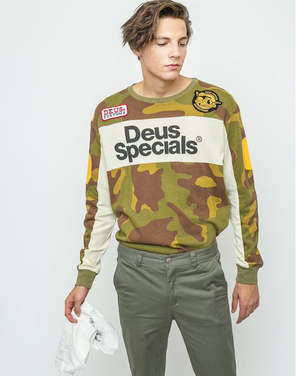 Deus Ex Machina Moto Camo Jersey Camo L