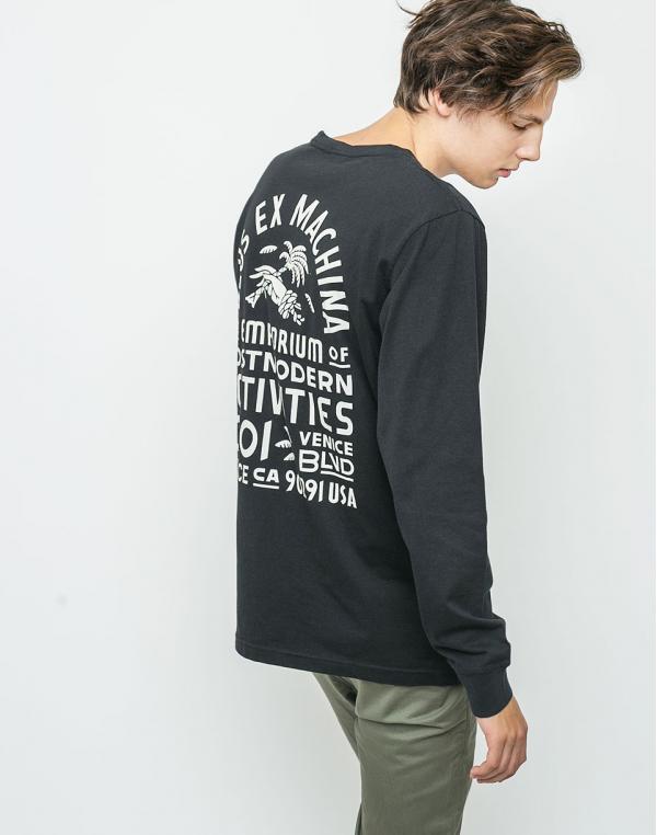 Logo tee Deus Ex Machina Post Modern Black