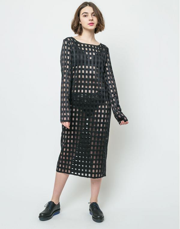 Dr. Denim Ranja Black Grid S