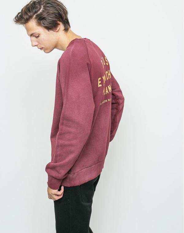 Mikina Deus Ex Machina Sunbleached Milano Maroon