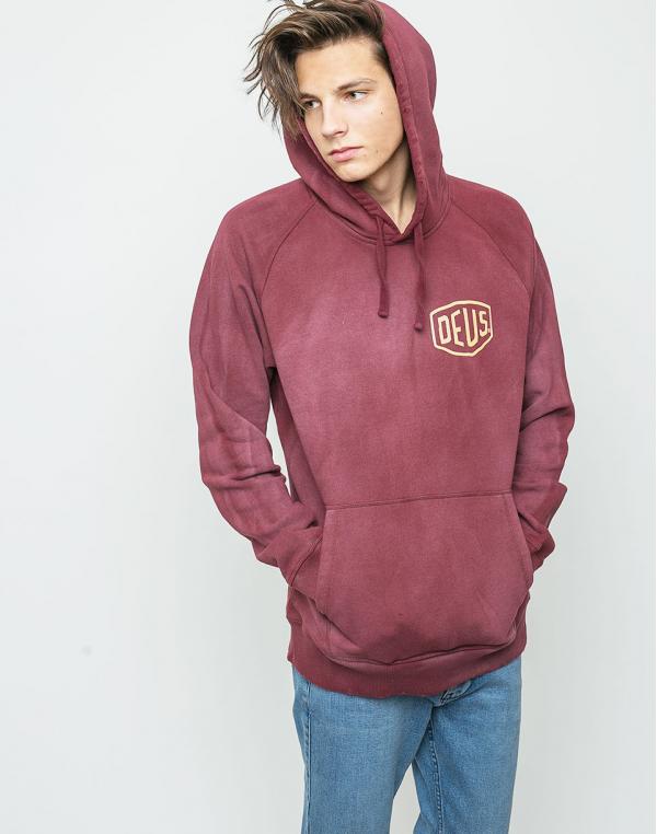 Mikina Deus Ex Machina Sunbleached Tokyo Maroon
