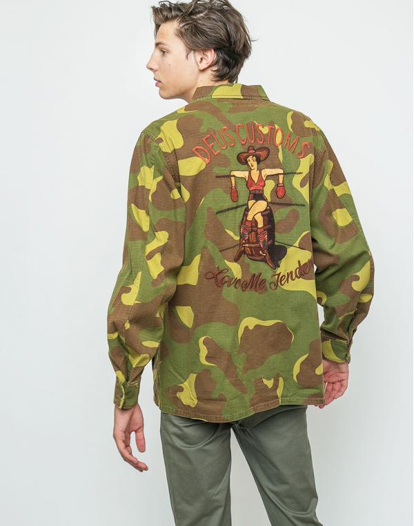 Košile Deus Ex Machina Travis Camo Camo
