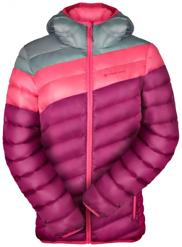 ALPINE PRO BARROKA 2 RŮŽOVÁ / FIALOVÁ Dámská Bunda L