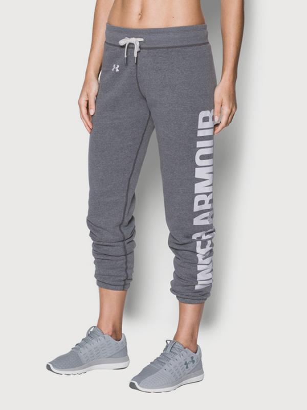 Tepláky Under Armour Favorite Fleece Pant Šedá