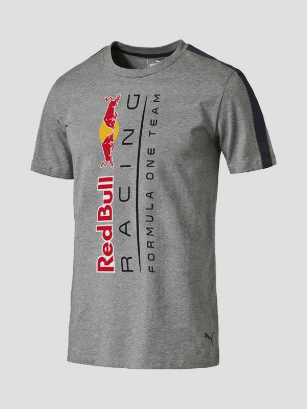 Tričko Puma RBR Logo Tee Medium Gray Heather Šedá