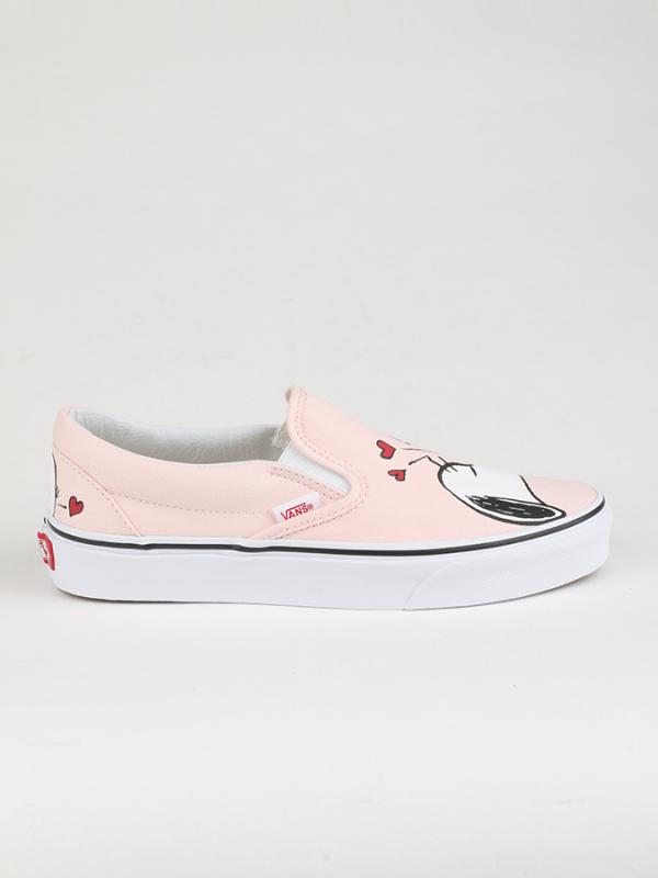 Boty Vans UA CLASSIC SLIP-ON Peanuts Růžová