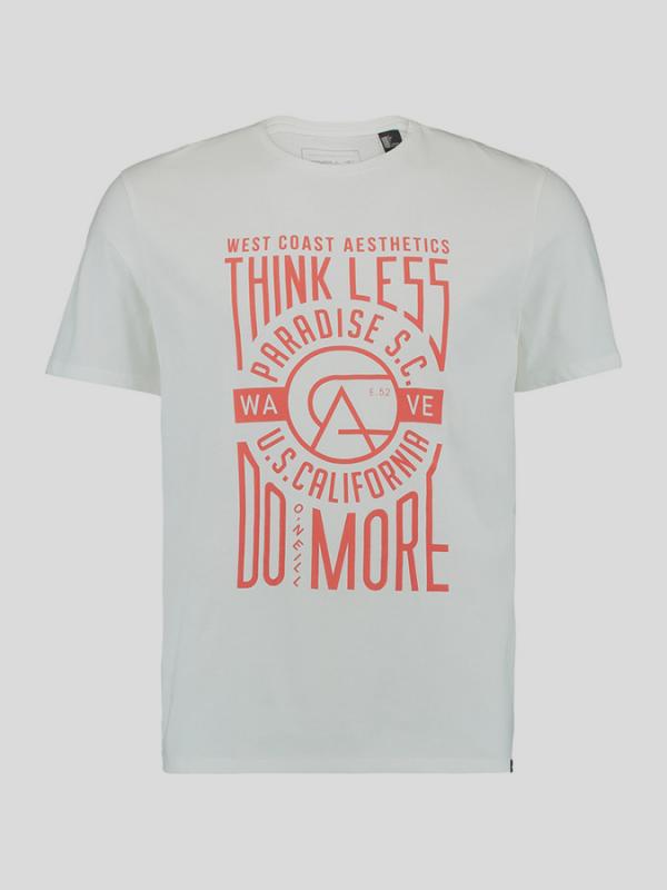 Tričko O´Neill LM THINK LESS, DO MORE T-SHIRT Bílá