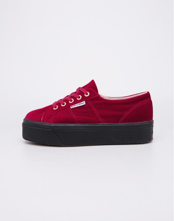 Superga 2790 Velvetw Dark Red 39