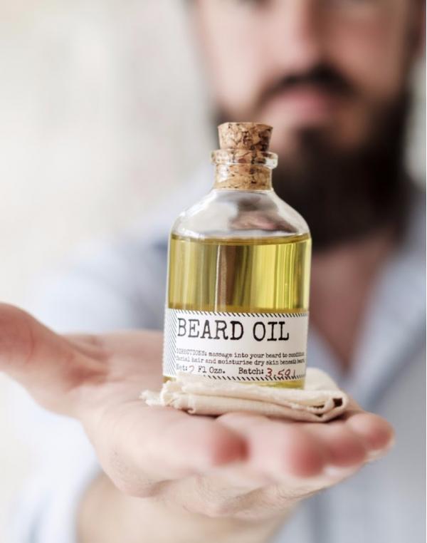 MEN'S SOCIETY Beard Oil & Face Rag 50ml