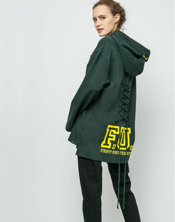 Puma Fenty Back Lacing Hoodie Scarab S