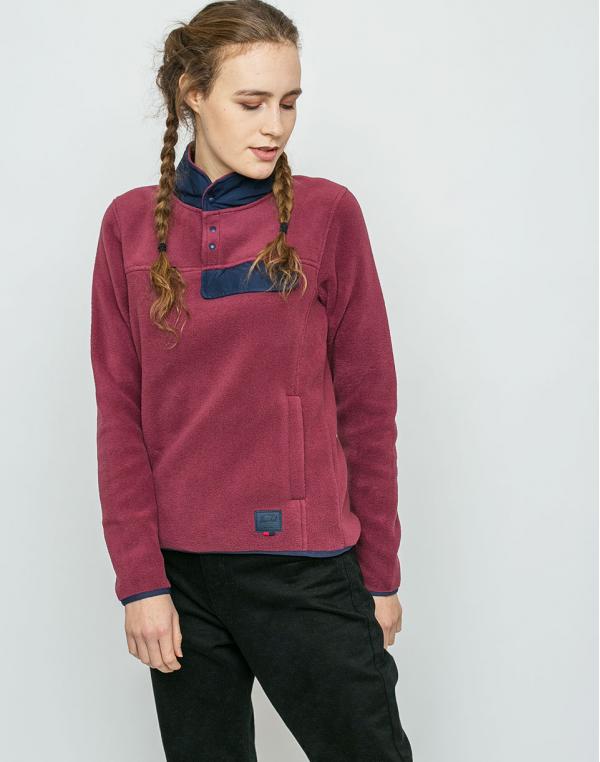 Herschel Supply Fleece Pull Over Winetasting/Peacoat S
