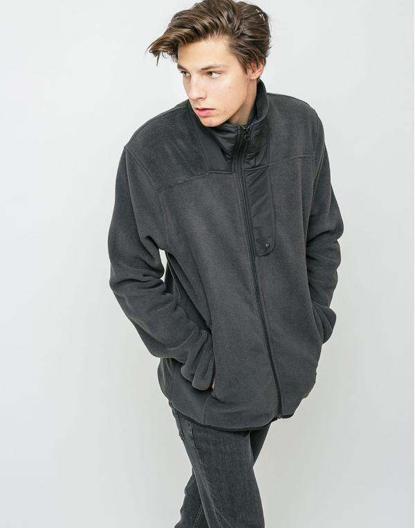 Herschel Supply Fleece Zip Up Black M