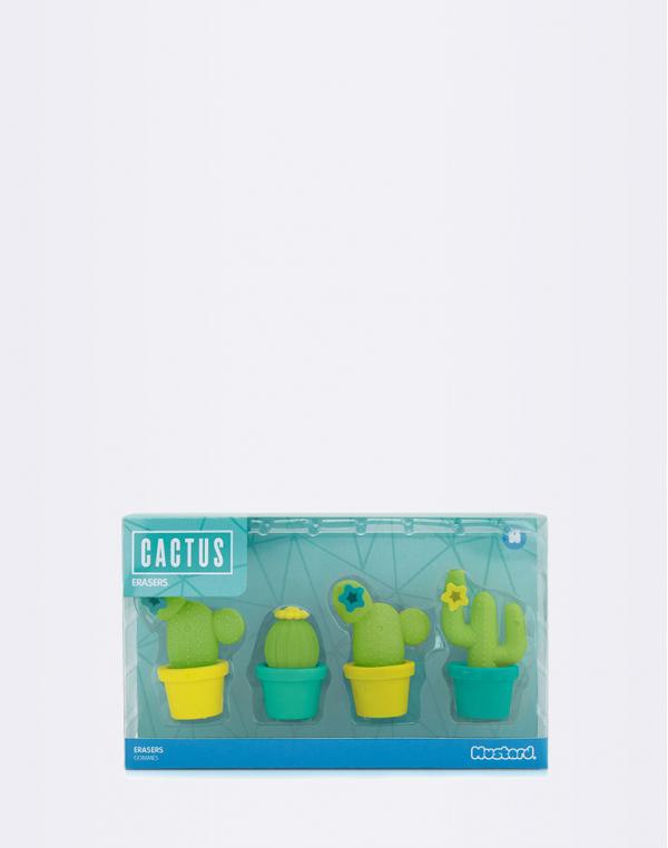 Just Mustard Cactus Erasers