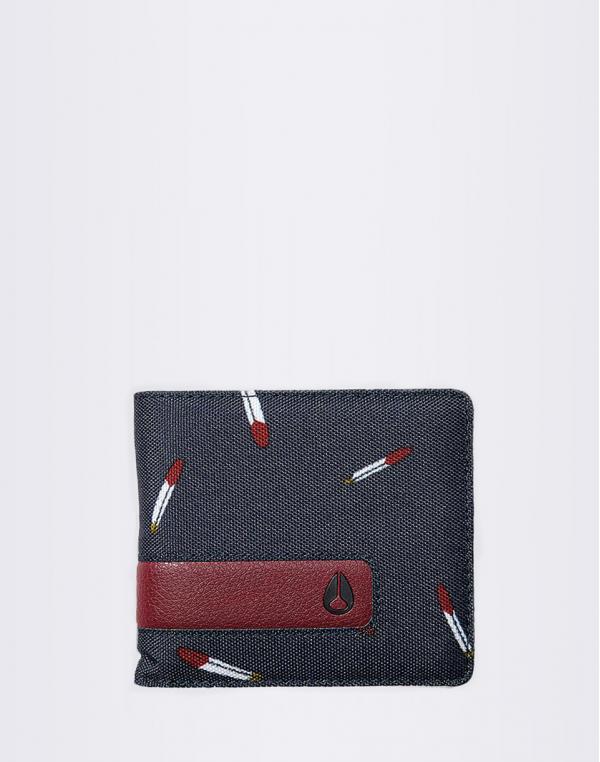 Nixon Showdown Bi-Fold Zip Midnight Navy Multi