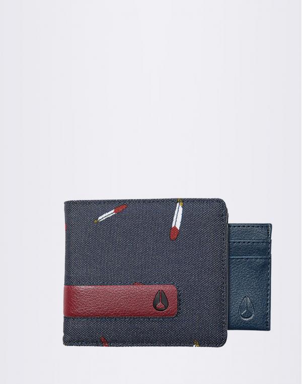 Peněženka Nixon Showtime Bi-Fold ID Zip Midnight Navy Multi