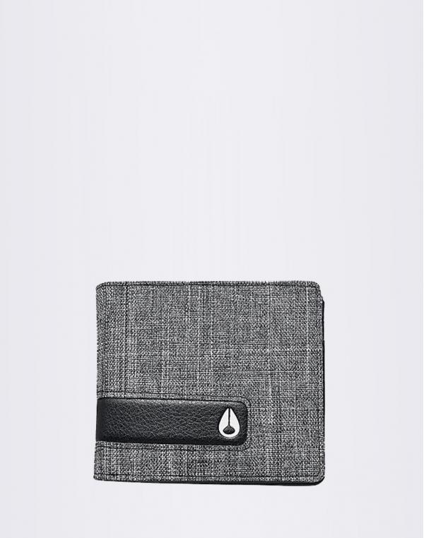 Peněženka Nixon Showtime Bi-Fold ID Zip Black Wash